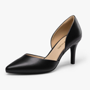 DREAM PAIRS Women's High Heel Closed Toe Dress Shoes Pumps Elegant Stiletto D'Orsay Slip On, Size 9,5