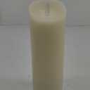 Sterno Home MGT814309WH00 White Wax Pillar with Timer