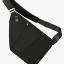 Black Anti Theft Crossbody Travel Bags Mens Sling Bag Over the Shoulder Bags for Women Gifts for Travelers