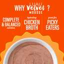 Tiki Cat Luau Velvet Mousse, Chicken in Broth, Complete Nutrition for Balanced Diet, Wet Cat Food For All Life Stages, 2.8 oz. Pouch (Pack of 12)