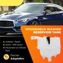 Windshield Washer Reservoir Bottle Tank with Motor Compatible with Q50 2014-2020 Q60 2017-2020 Z 2023 28910-4HB0A 289104HB0A