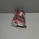 Dog Winter Coat - Windproof Fleece Warm Thick Dog Jacket Clothes for Cold Weather - Plaid Pet Vest Coat Outfits for Small Medium Large Dogs - Indoor & Outdoor Use, Size: Large (Red)