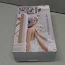 Face Down Pillow for Massage Table, Massage Headrest for Bed, Stomach Sleeping Pillow with Face Cradle Pad, BBL Pillow After Surgery Post Eye Surgery Recovery, Massage Pillow with Removable Cover Grey (Gray)