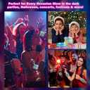 LED Light Up Bracelets for Kids & Adults, 50 Pcs Glow in the Dark Party Favors, Rave & Concert Accessories  Bulk Glow Stick Bracelets for Halloween, Birthdays, Mardi Gras, Festivals