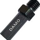 DAMO Core Drill Bits Adapter 5/8"-11 Male to 1/2" Triangle Shank for Electric Hand Drills for Diamond Core Drill Bit Hole Saw