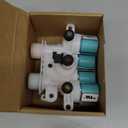 Washer Water Inlet Valve for May-tag Bra-vos XL Model MVWB835DW/MVWB765FW/MVWB865GW/MVW7230HW,Whirl-pool WTW8500DC/WTW7500GC/W and Ken-more Series 700 Replacement.
