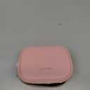 Mini Makeup Bag with Led Mirror, Small Travel Make up Bag 3 Light Modes Adjustable Brightness, for Women Organizer Cosmetic Bag, Portable Travel Train Toiletry Bag, for Pool Parties Work Touch-Ups (Pink)