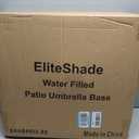 EliteShade Umbrella Base Water Filled Stand Market Patio Outdoor Heavy Duty Umbrella Holder(Black)