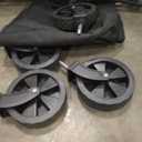 VIC Collapsible Folding Wagon 180L, Extra Long Extender Cart,Beach Cart Heavy Duty 440LBs Foldable, Utility Grocery with Side Pocket for Camping Garden Sports, V1max