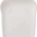 Dexas Chop & Scoop Cutting Board, Small 6.5 by 10.5 inches, White with Black Handle