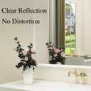White Framed Bathroom Mirror 28x32, White Vanity Mirrors for Wall