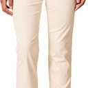 Amazon Essentials Women's Straight-Fit Stretch Twill Chino Pant, Light Tan, 14