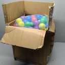 Sunny Days Entertainment 200 Premium Crush-Resistant Play Balls for Ball Pits Non-Toxic, BPA & Phthalate Free Vibrant Assorted Colors with Zippered Storage Bag (2.5" Diameter)