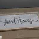 Sweet Dreams Wall Decor Above Bed Sign 24''x10'' Large Wood Framed Master Bedroom Guest Room Sweet Dreams Signs Farmhouse Rustic Wall Art Decoration (Wood)