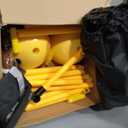 Realspring 2 Set Football Goal Post Yard Football Chairs Outdoor Games Outdoor Toss Goal Post Set for Backyard, Beach, Park, Tournaments, Sports Training