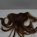 Invisible Wire Hair Extensions Real Human Hair Straight Brown Halo Hair Extensions Thick Adjustable Hidden Fish Line Hair Extension for Women 12 Inch 70g,One Piece#04 Medium Brown
