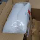 Serta Down Illusion Soft Hypoallergenic Medium/Firm Bed Pillows for Side, Stomach or Back Sleepers (2 Pack), Queen, White