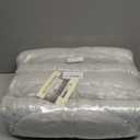 BUYUE Double-Layer Thickened Chair Cushions for Dining Chairs, Natural Latex Foam Support, 2-Faced Reversible Kitchen Seat Cushions, Practical Non-Slip Chair Pads, 4 PCS, Light Grey