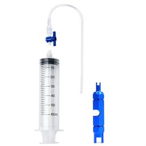 Tubeless Sealant Injector Kit for Stans No Tubes Tire Sealant Syringe with Presta Schrader Valve Core Removal Tool for Mountain Bicycle Road Bike MTB