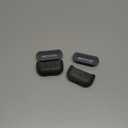 Pack Of 2 Handmade Case - for AirPods Pro 3 Case Cover - Selected Skin-Friendly Vegan Leather, Woolen Fabric Cloth Style, Drop Protective Hard Cover for AirPods Pro 3rd Generation Earbuds - Black