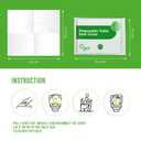 2 x LAC Toilet Seat Covers Disposable Flushable (60 Pack), Portable Paper Toilet Seat Cover for Adult and Kids Potty Training, Travel Accessories for Public Restrooms Airplane Camping