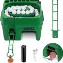 Infrared Automatic Golf Ball Dispenser, Fully Automatic Golf Tee Machine with 5000MAH Battery & Phone Mount, for Driving Range, Indoor Simulators & Outdoor Practice