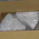 Leeden Lazy Susan Organizer for 26" Diameter Corner Lazy Susan, Plastic Kitchen Cabinet Storage Bins with Handle, 8 Packs, 1/8 Wedge - Food Safe, BPA Free