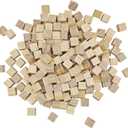 MUXGOA 200 Pcs Unfinished Wood Cubes,1/2 inch Wooden Blocks for Crafting,Small Wood Cubes for Crafts Making & DIY Projects & Decor