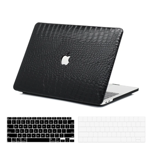 Coal Black Crocodile Pattern MacBook Hard Protective Case For Macbook 12x8.5"