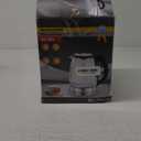 Electric Kettle Glass 2L, 1500W Fast Boiling Hot Water Boiler with Auto Shut-Off, LED Light, BPA-Free, Borosilicate Glass, Stainless Steel Interior, Wide Opening, Cordless Tea Kettle (Black and Silver)