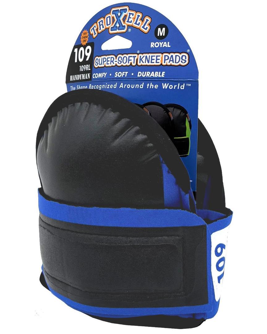 TROXELL USA - SuperSoft Royal 109 Knee Pad (Med/Reg Size, Bagged in Pairs)