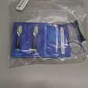 Replacement Toothbrush Heads for Waterpik Complete Care 5.0/9.0 (CC-01/WP-862), with Covers, 5 Count, Black