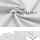 COOFANDY Men's Henley Shirt Long Sleeve Lightweight Casual T-Shirt Summer Beach Hippie Tee Shirt (White, XL)