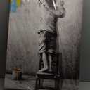 Novatique Banksy Wall Art Street Graffiti Wall Art Abstract Graffiti Picture Canvas Print Teenagers Street Art Painting Decor for Living Room Bedroom,12x 16x3Pcs (16"Hx12"Wx3Pcs)