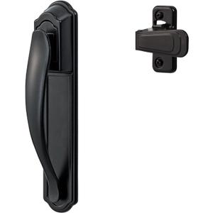 Ideal Security DX Pull Handle Replacement Set for Storm Door and Screen Door, Black