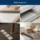 Veken Rug Gripper Pad for Hardwood Floors, Non Slip 2x4 Ft Rug Pads for Area Rugs, Thick Rug Grippers for Tile Floors, Under Carpet Anti Skid Mat, Keep Your Rugs Safe and in Place
