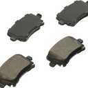 BOSCH BE1108H Blue Semi-Metallic Disc Brake Pad Set With Hardware - Compatible With Select Audi A3, A4, A6, TT; Volkswagen CC, Eos, Golf, GTI, Jetta, Passat, Passat CC, R32, Rabbit, Tiguan +More; REAR
