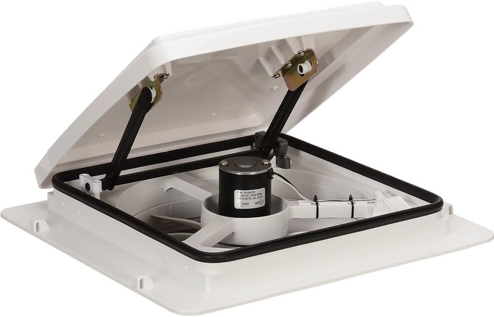 Maxxair (00-04000K 12V Roof Top Fan/Vent (White)