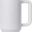 Cayman 30oz Stainless Steel Tumbler with Handle, Lid & Straw  Double Wall Vacuum Insulated Travel Mug (30 oz., White)