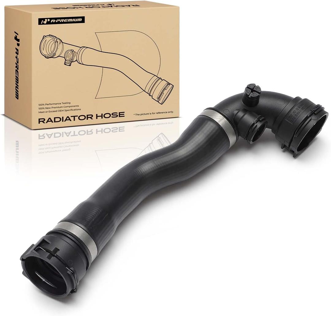 A-Premium Upper Radiator Coolant Hose Compatible with BMW E46 323Ci 2000, 323i 1999 2000, 325Ci 2001-2006, 325i/325xi 2001-2005, 328Ci 2000, 328i 1999 2000, 330Ci, 330i/330xi, 16x7x32