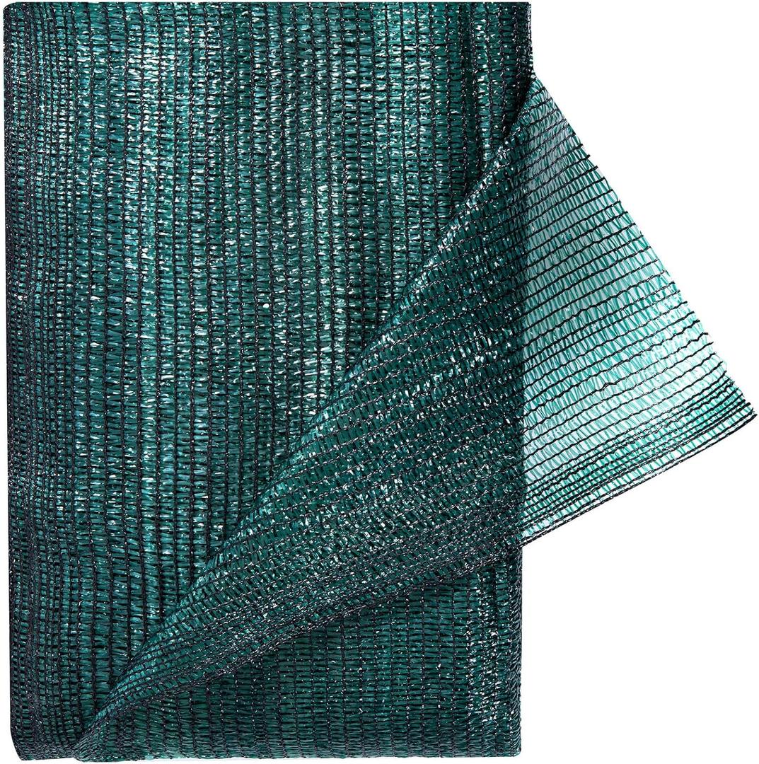 e.share 40% Shade Cloth, Sunblock Sun Shade Sail Mesh Without Grommets for Garden Patio, Flower Plant Covers, Porch Screen, Garden Pergola Cover and Greenhouse (12 Ft X 12 Ft)