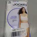 Jockey Women's 100% Cotton Elance Brief - 3 Pack/ L