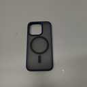 TORRAS Magnetic Shockproof for iPhone 15 Pro Case, [Military-Grade Drop Tested] [Compatible with MagSafe] Translucent Slim Protective Anti-Scratch Anti-Fingerprint Guardian Mag 2023 (Blue)