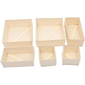 Holibanna 5pcs Underwear Storage Case Box Towel Holder Bedroom Wardrobe Clothing Container