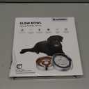 AIPERRO Slow Feeder Dog Bowl Stainless Steel, 2 Cups Metal Non-Slip Dog Food Bowls, Dogs Water Bowl for Small & Medium Sized Dogs, Fun Bloat Stop Pet Bowl for Fast Eaters, Slows Down Pets Eating (2 Cups/ 1.6" Deep (Max 4Cups))