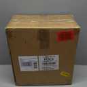 Dutch Cocoa Pleated Linen Blackout Curtains 102 Inches Long for Bedroom Living Room Pinch Pleat Black Out Thermal Insulated Ring Hooks Room Darkening Drapes Brown Curtains with Liner 40x102