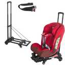 AKOZLIN Travel Airport Toddler Cart for Car Seat (Only fit for car Seats with ISOFIX Interface) Adjustable Belt Trolley Dolly