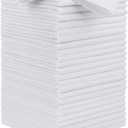 HOMEXCEL White Microfiber Cleaning Cloth, 24 Pack Cleaning Towels for Kitchen, Lint Free, Scratch-Free, Highly Absorbent, and Reusable Cleaning Rags for House, Window and Glass, Cars, 11.5 X11.5 inch