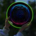 Flying disc 49 Led Lamp Beads Ip65 Waterproof Cool Ultimate Flying disc 170g, for Adult and Family Boys Teens Kids Beach Camping Lawn Yard Games (Green)