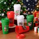 Mimorou 36 Set Teacher Appreciation Cups Bulk, 16 oz Reusable Coffee Cups for Teachers with Lids and Individual Gift Boxes, End of Year Teacher Appreciation Gifts in Bulk, Plastic Tumblers for Staff